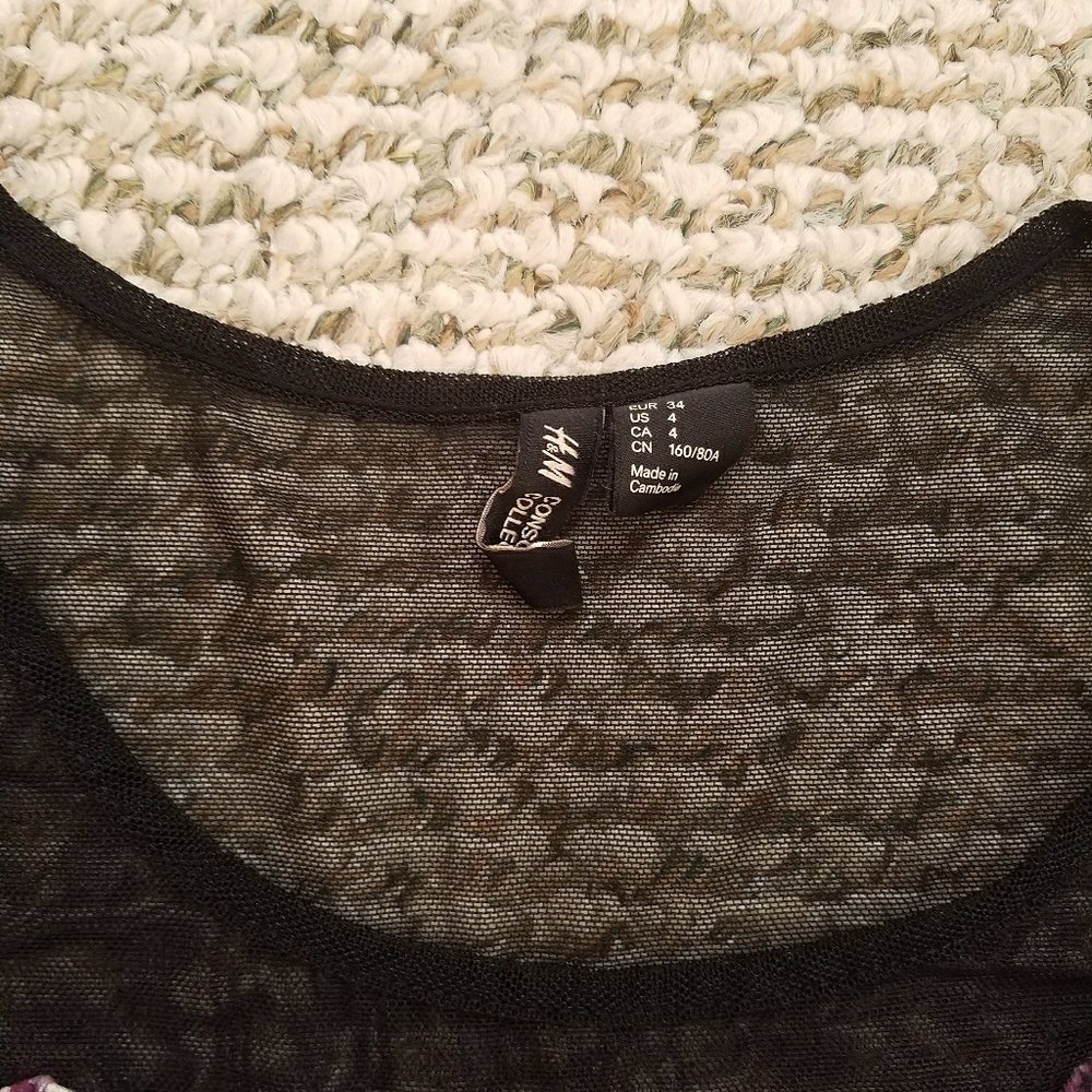 H&M Fitted Floral Patterned Dress - Picture 5 of 6